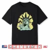Marijuana Smoking Statue Of Liberty Chilling Weed Stoner 420 Shirt