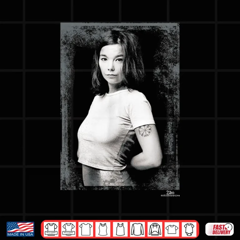 Design Bjork Debut Tour Era Photo by Phil Nicholls Shirt