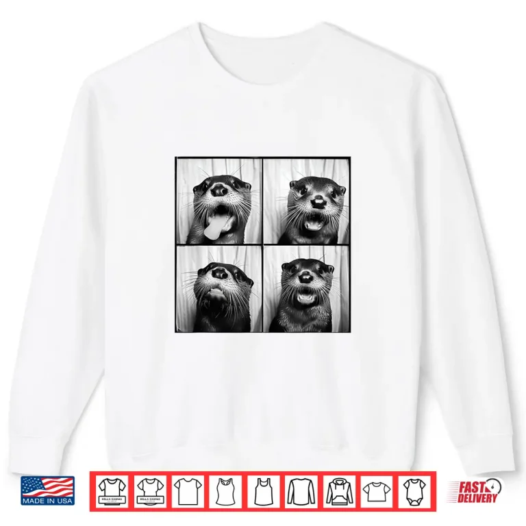Sweatshirt Cute Otter Face Love Otters Funny Animal Sea Otter Lover Shirt