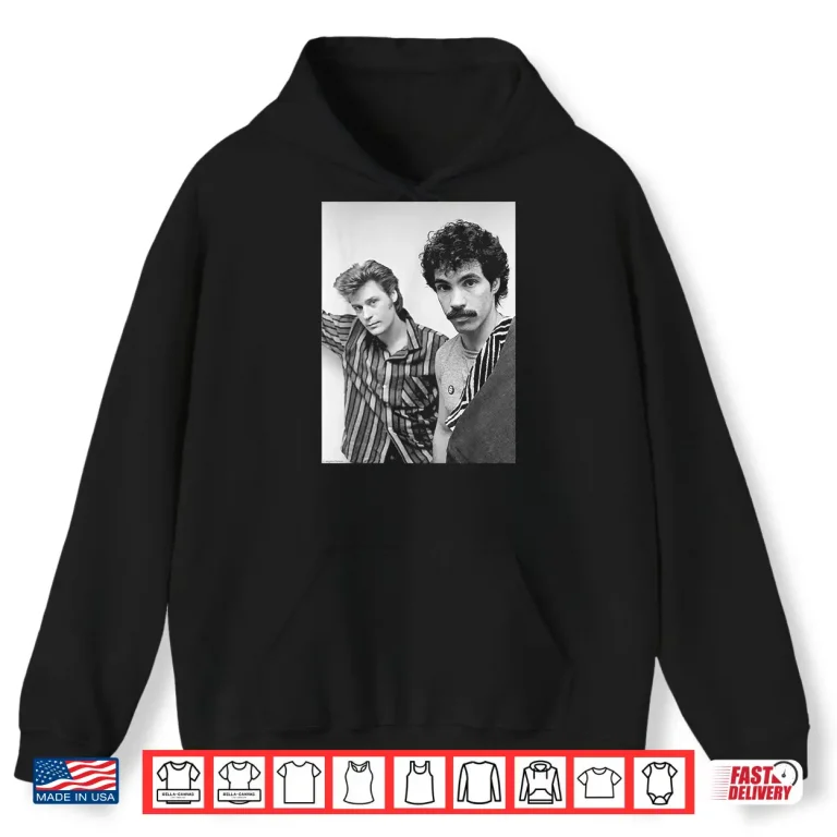 Hoodie Daryl Hall John Oates London 1982 Photo By Virgina Turbett Shirt