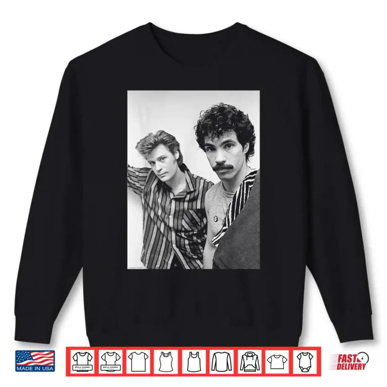 Sweatshirt Daryl Hall John Oates London 1982 Photo By Virgina Turbett Shirt