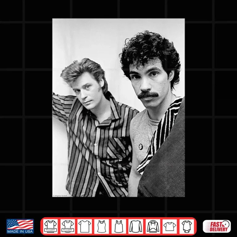 Design Daryl Hall John Oates London 1982 Photo By Virgina Turbett Shirt