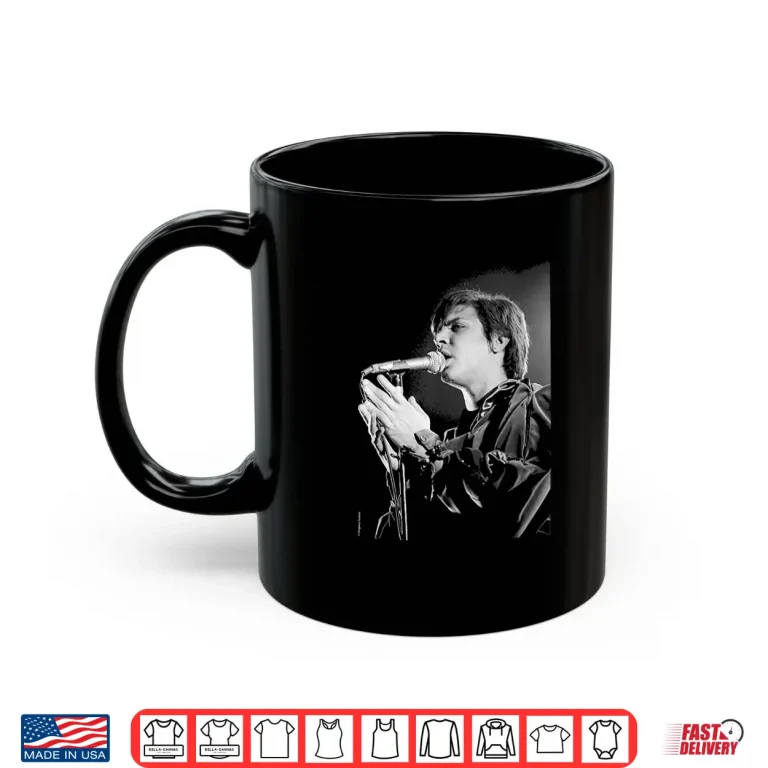 Mug Duran Duran Singer Simon Le Bon 1980 by Virginia Turbett Shirt