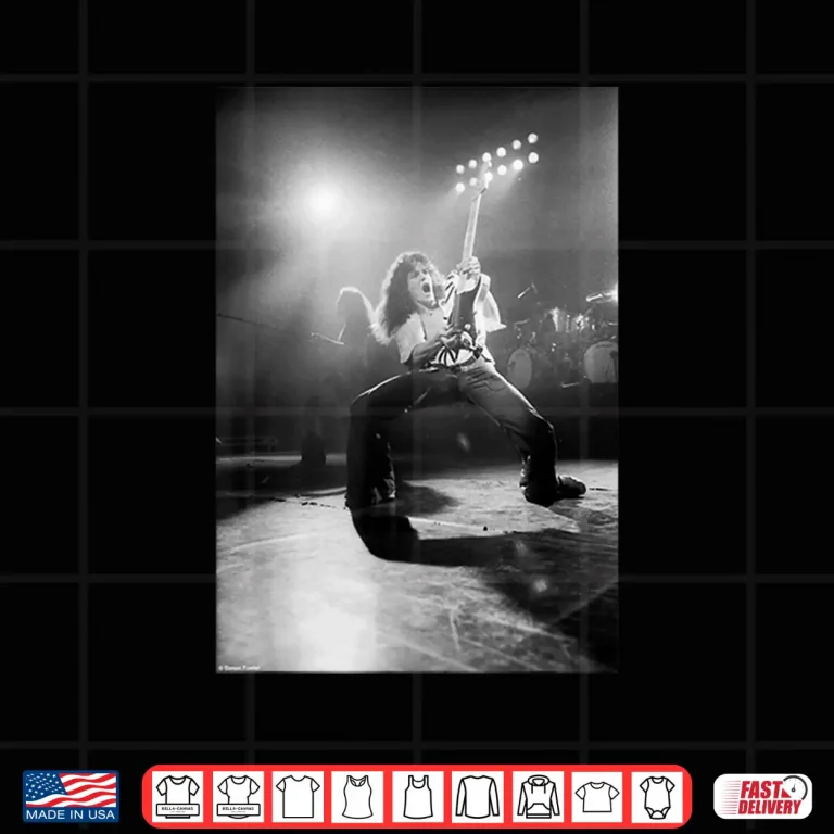 Design Eddie Van Halen Live Rainbow Theatre By Simon Fowler Shirt