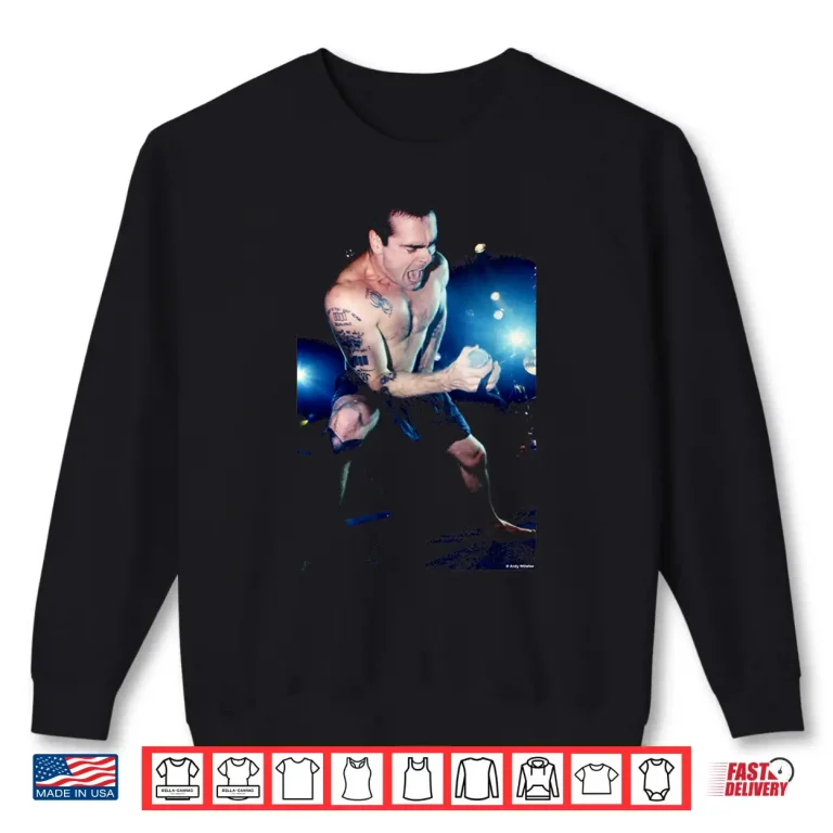 Sweatshirt Henry Rollins Live With Band By Andy Willsher Shirt
