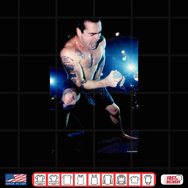 Design Henry Rollins Live With Band By Andy Willsher Shirt