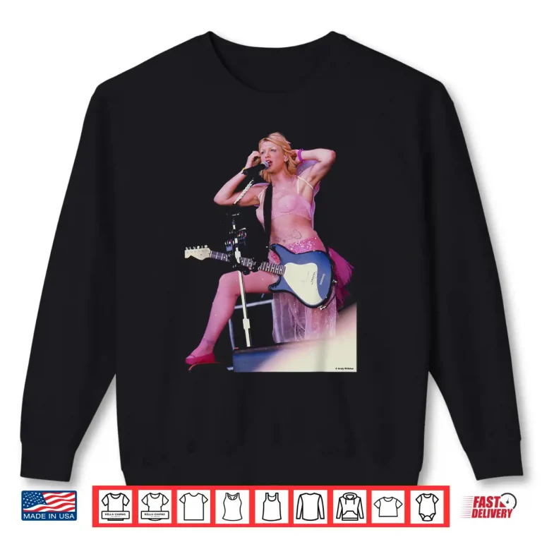 Sweatshirt Hole Courtney Love Live Glastonbury 1999 By Andy Willsher Shirt