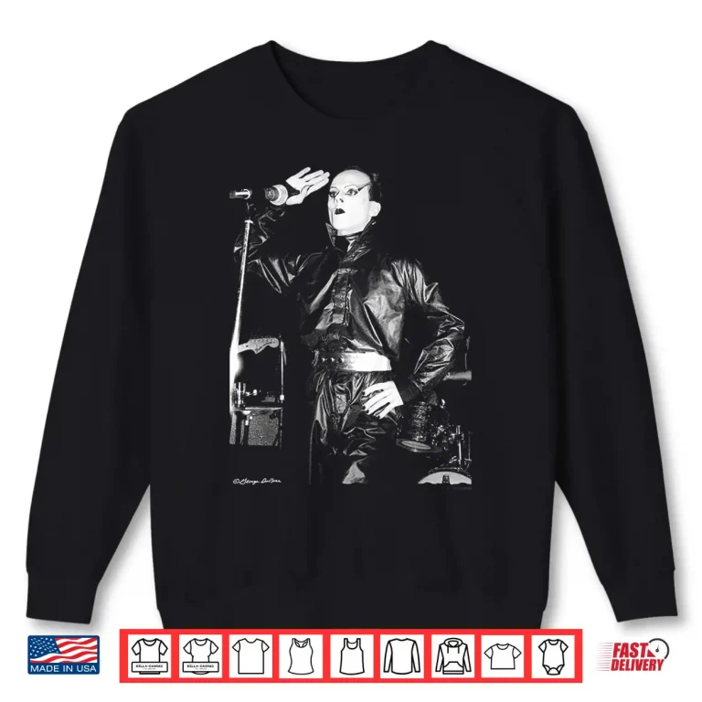 Sweatshirt Klaus Nomi German Singer BW By George DuBose Shirt