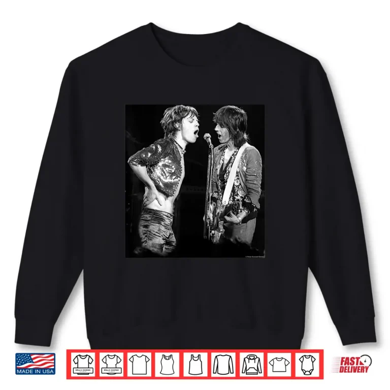 Sweatshirt Mick Jagger Keith Richards Rolling Stones By Everard Smith Shirt