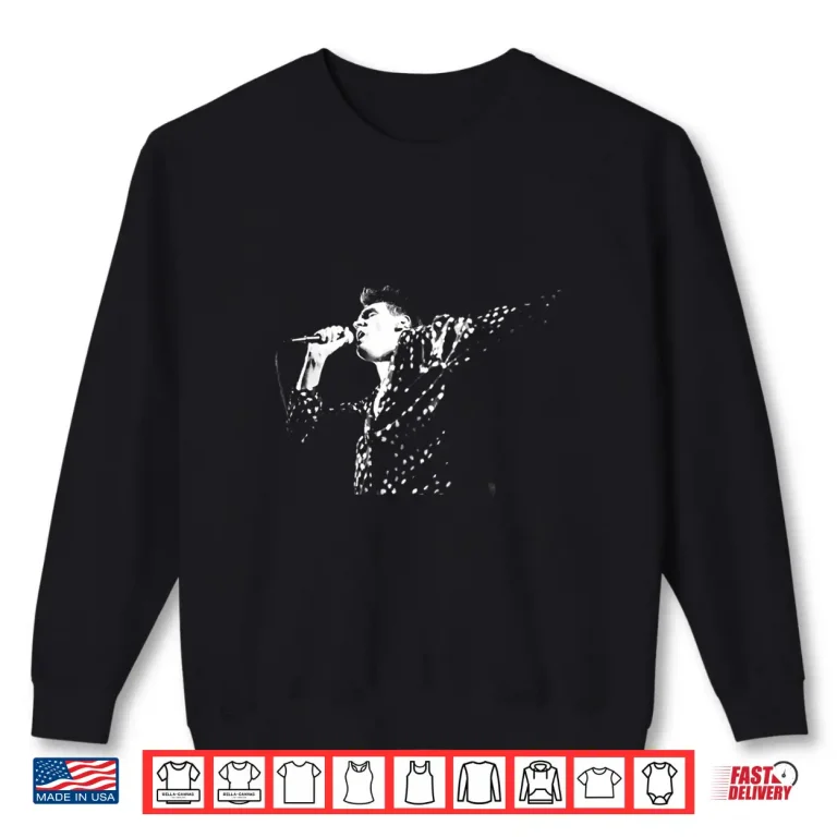 Sweatshirt Morrissey Of The Smiths Live 1985 By Stephen Wright Shirt