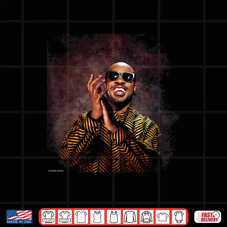Design Motown Artist Stevie Wonder Portrait by Michael Grecco Shirt