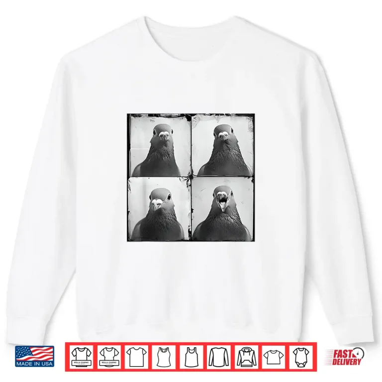 Sweatshirt Pigeon Fancier Retro Portrait Keep Pigeons Funny Animal Shirt