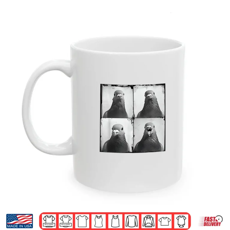 Mug Pigeon Fancier Retro Portrait Keep Pigeons Funny Animal Shirt