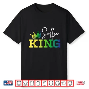 Selfie King Camera Lovers Photography Videography Shirt