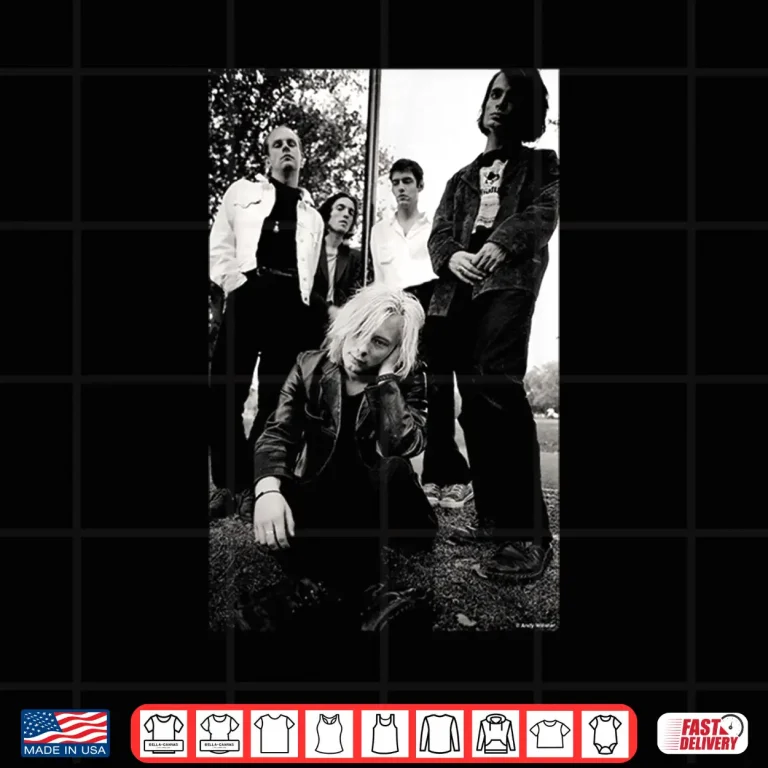 Design Radiohead Band Photoshoot By Andy Willsher Shirt