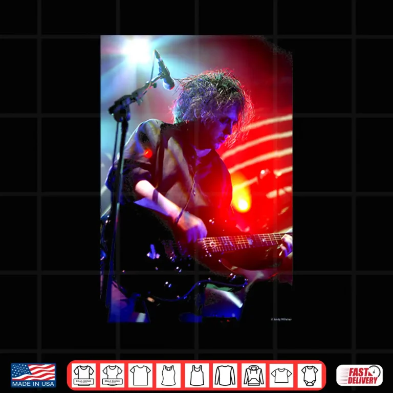 Design Robert Smith The Cure By Andy Willsher Shirt