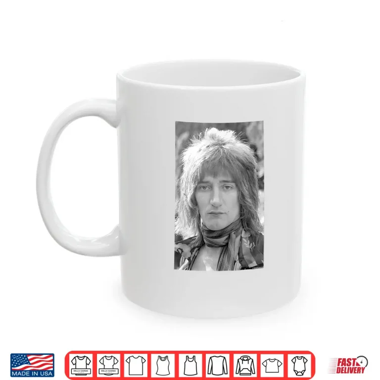 Mug Rod Stewart Singer Of Faces Portrait By Allan Ballard Shirt