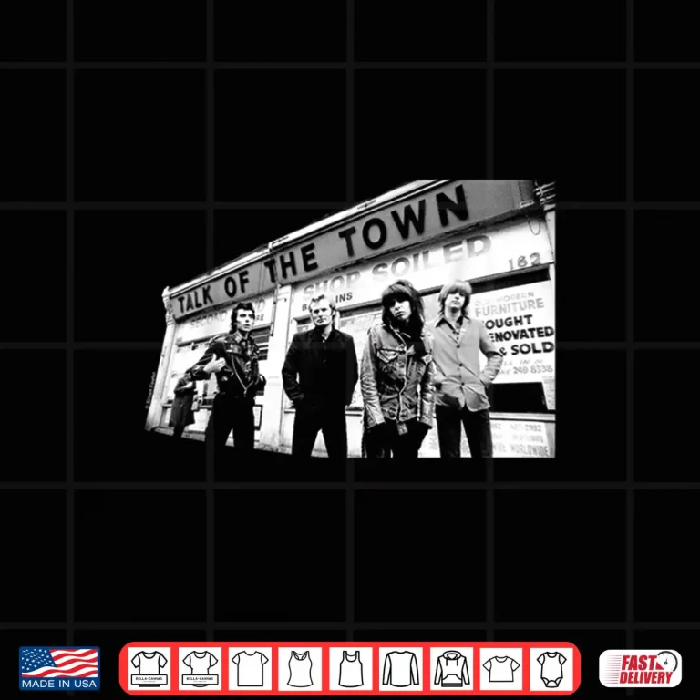 Design The Pretenders Talk Of The Town BW By Simon Fowler Shirt