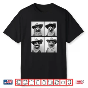 Cowboy Seals With Sunglasses Animal Photo Booth Western Shirt