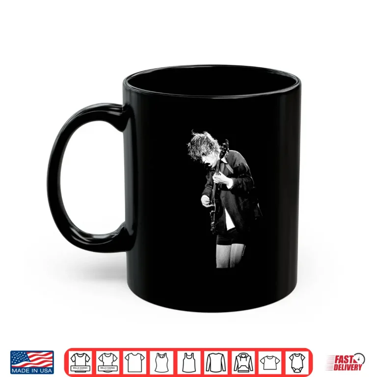 Mug ACDC Guitarist Angus Young Live By Simon Fowler Shirt