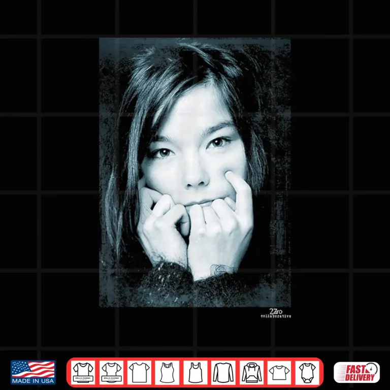 Design Bjork Debut Tour 1993 Photo by Phil Nicholls Shirt