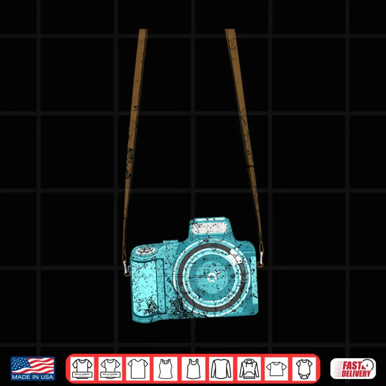 Design Funny Tourist Camera Gift Men Women Cool Photography Costume Shirt