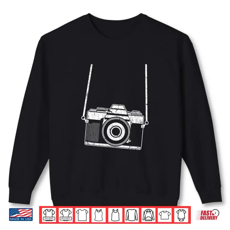 Sweatshirt Funny Tourist Camera Photographer Shirt