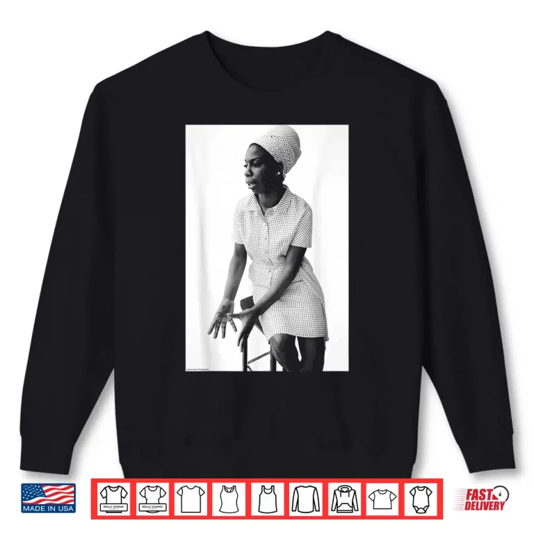 Sweatshirt Jazz Gospel Singer Nina Simone Duffy Archive Photography Shirt