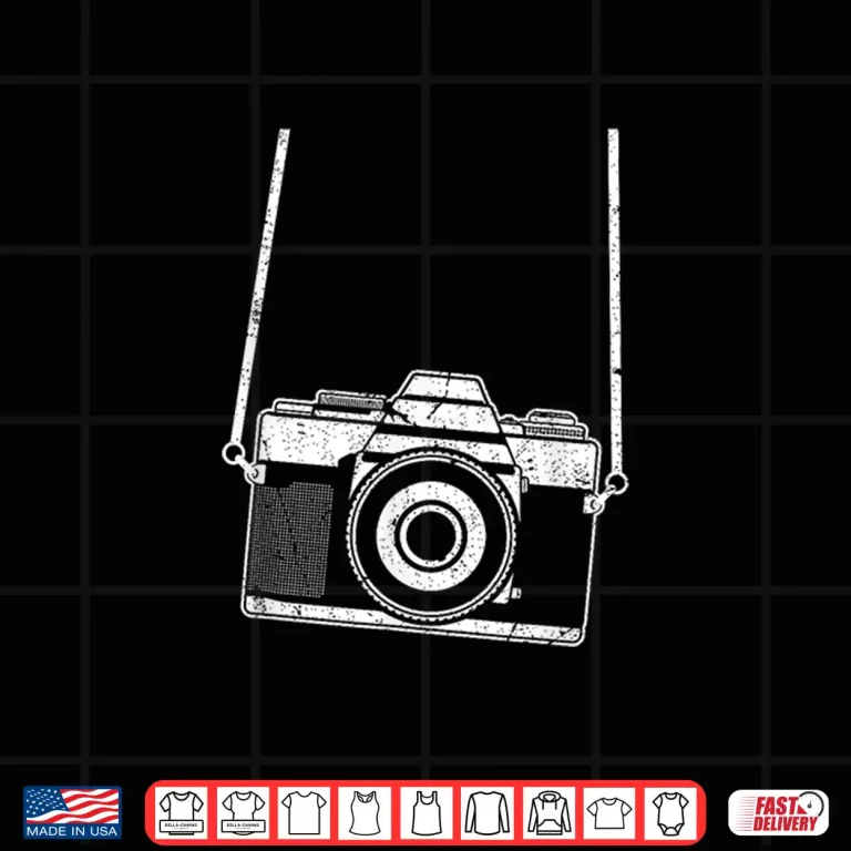 Design Funny Tourist Camera Photographer Shirt