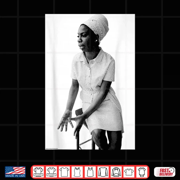 Design Jazz Gospel Singer Nina Simone Duffy Archive Photography Shirt