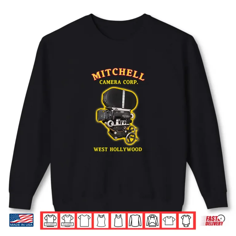 Sweatshirt Movie Camera Hollywood Film Photography Shirt