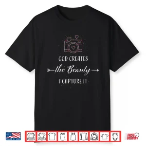 Photography Camera Christian God Jesus Gift Idea Shirt