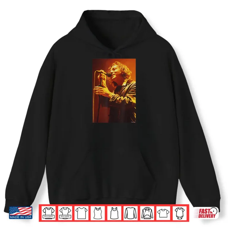 Hoodie Pearl Jam Singer Eddie Vedder by Andy Willsher Shirt
