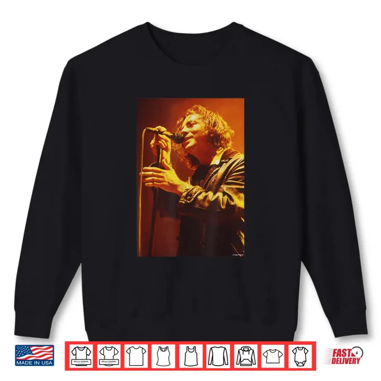 Sweatshirt Pearl Jam Singer Eddie Vedder by Andy Willsher Shirt