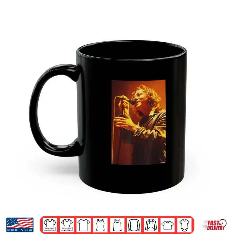 Mug Pearl Jam Singer Eddie Vedder by Andy Willsher Shirt