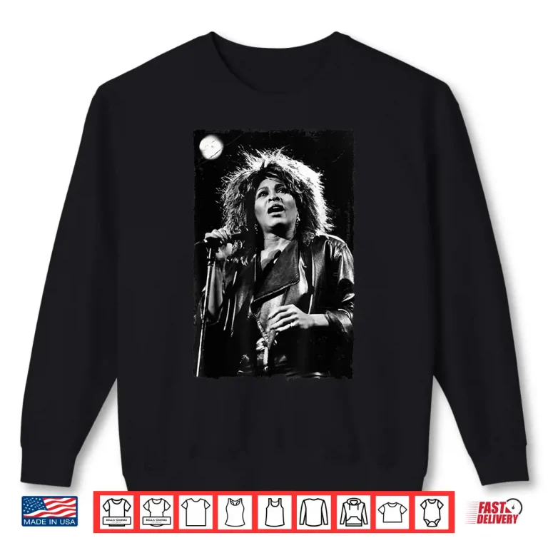 Sweatshirt Queen Of Rock N Roll Tina Turner Live By Stephen Wright Shirt