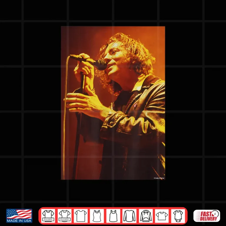 Design Pearl Jam Singer Eddie Vedder by Andy Willsher Shirt