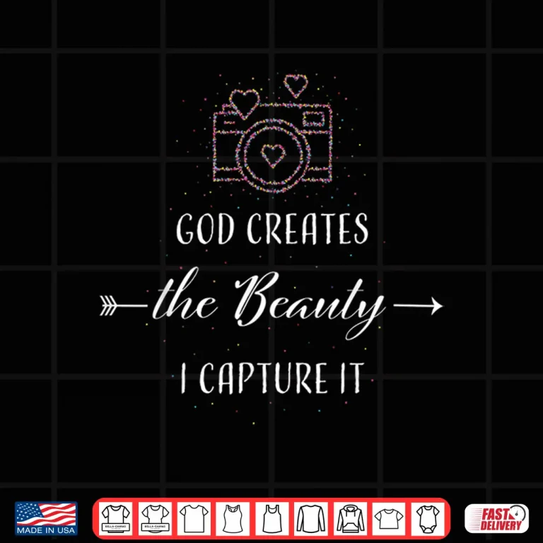 Design Photography Camera Christian God Jesus Gift Idea Shirt