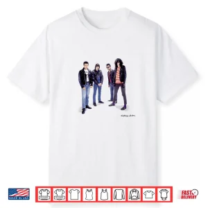 Ramones Punk Band Portrait With Clement Burke George Dubose Shirt