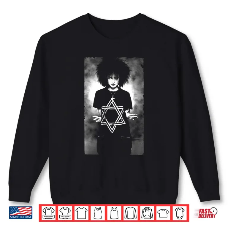 Sweatshirt Singer Siouxsie Sioux BW Studio Photo By Simon Fowler Shirt