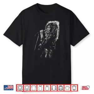Tina Turner Singing Live B&W By Stephen Wright Shirt
