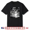Black & White Photo Of Palm Trees Sunset Vintage Photography Shirt
