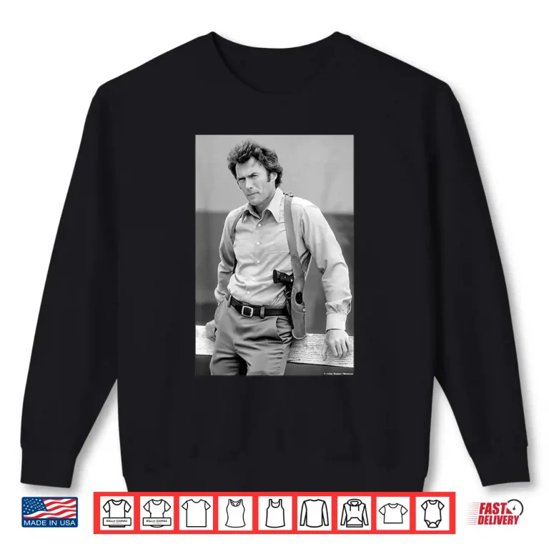 Sweatshirt Clint Eastwood As Dirty Harry Magnum Force By Julian Wasser Shirt