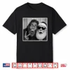 Funny Bigfoot Photobooth With Santa Christmas Xmas Shirt