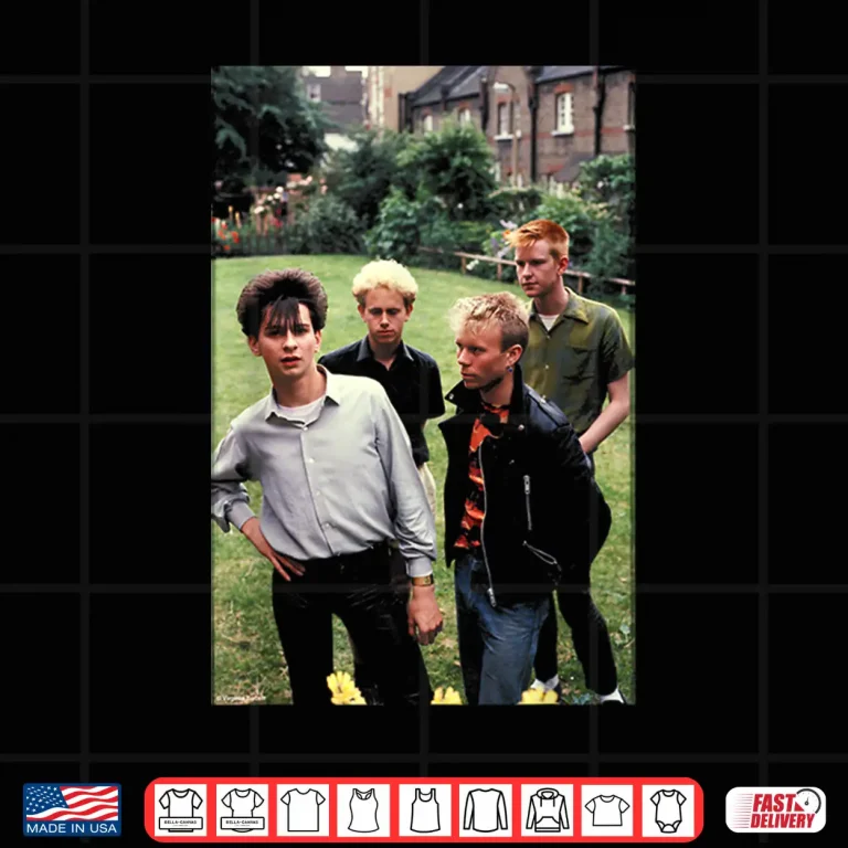 Design Depeche Mode 80s Band Portrait By Virginia Turbett Shirt