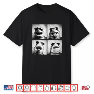 Funny Sharks With Sunglasses Cool Marine Animals Humor Meme Shirt