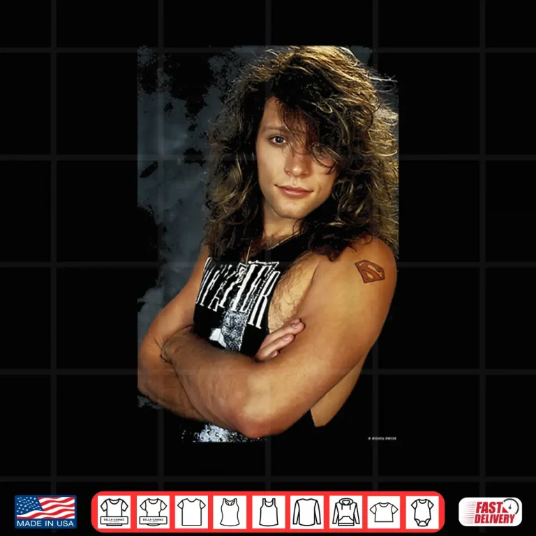 Design Jon Bon Jovi Slippery When Wet by Michael Grecco Shirt
