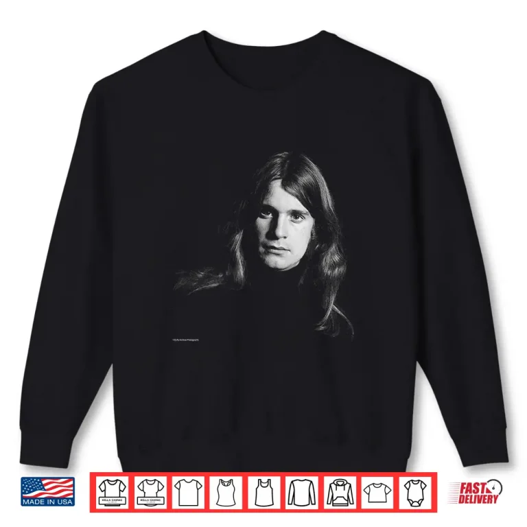 Sweatshirt Ozzy Osbourne Singer Black Sabbath Duffy Archive Photography Shirt