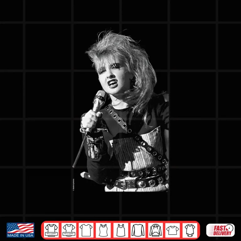 Design Pop Singer Cyndi Lauper Live By Allan Ballard Shirt