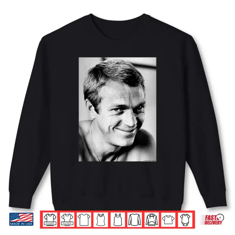 Sweatshirt Steve McQueen King Of Cool By Julian Wasser Shirt